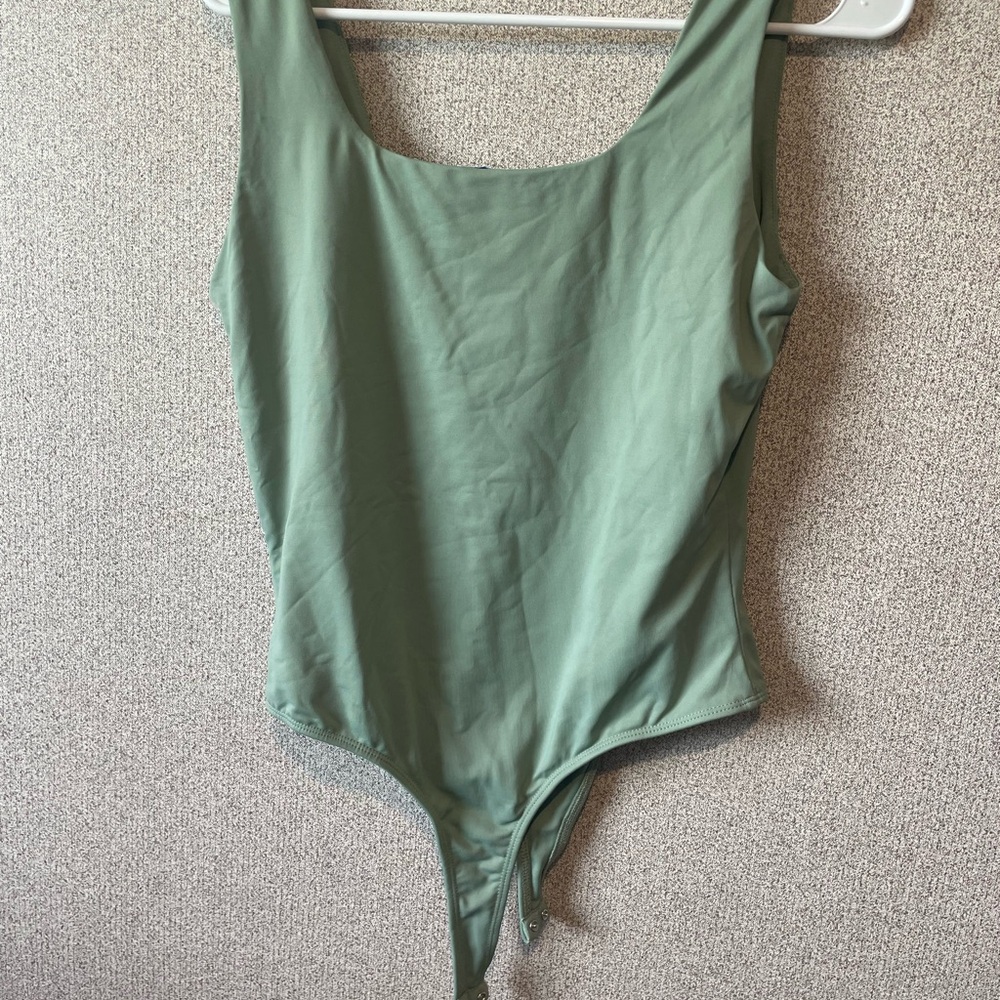 Blue Rain Sage Green Bodysuit - Picture 7 of 7